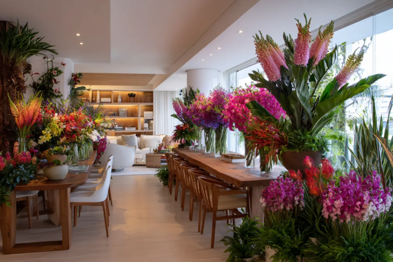 Decoração com flores com significados e simbolismos