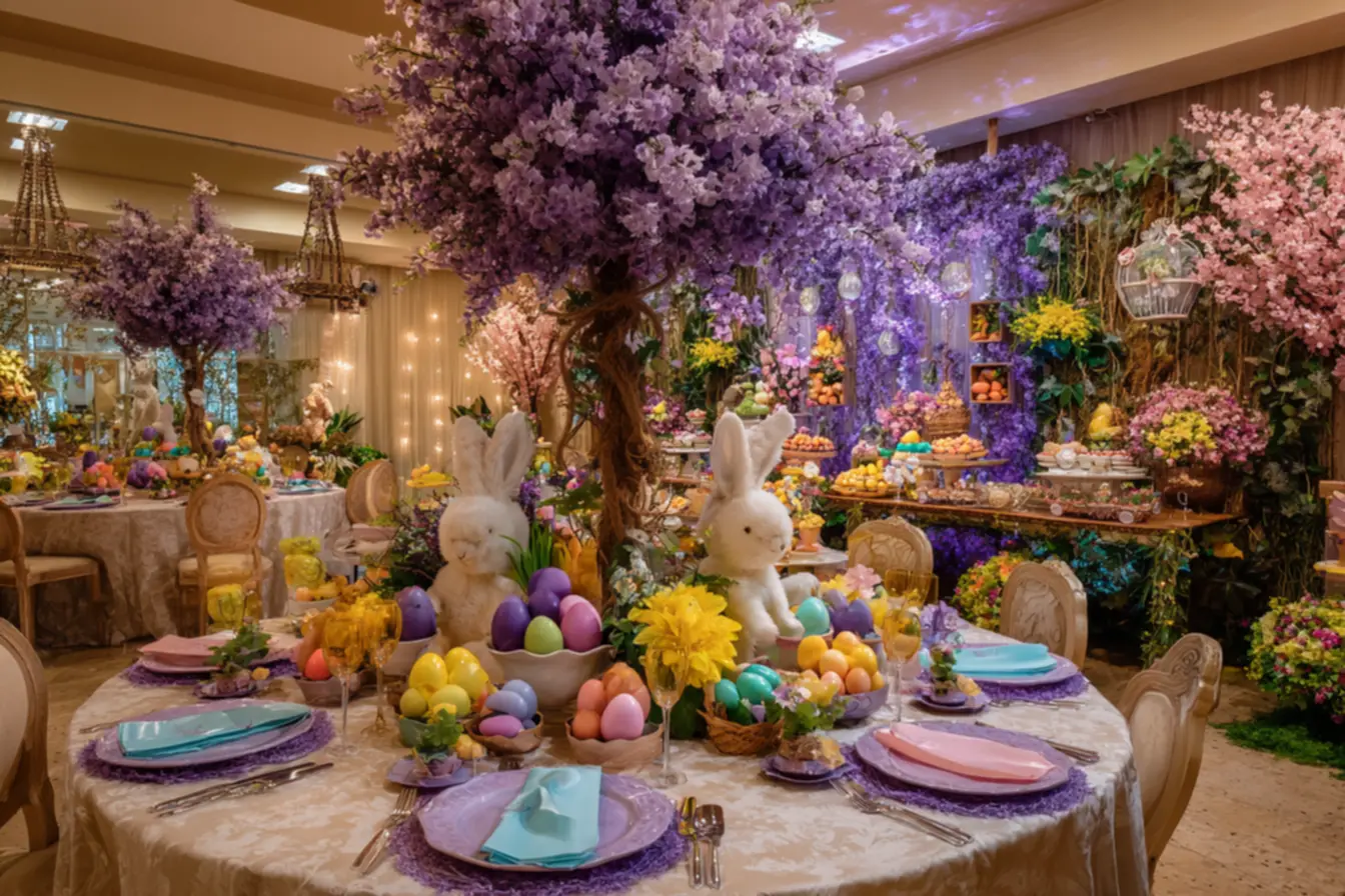 Decoração de Páscoa acessível com origamis