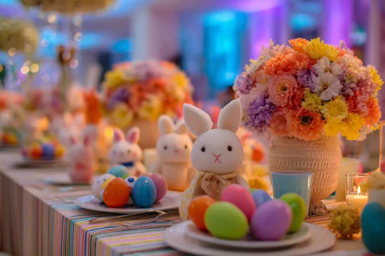 Embalagens criativas para presentes de Páscoa com decoração de Páscoa acessível