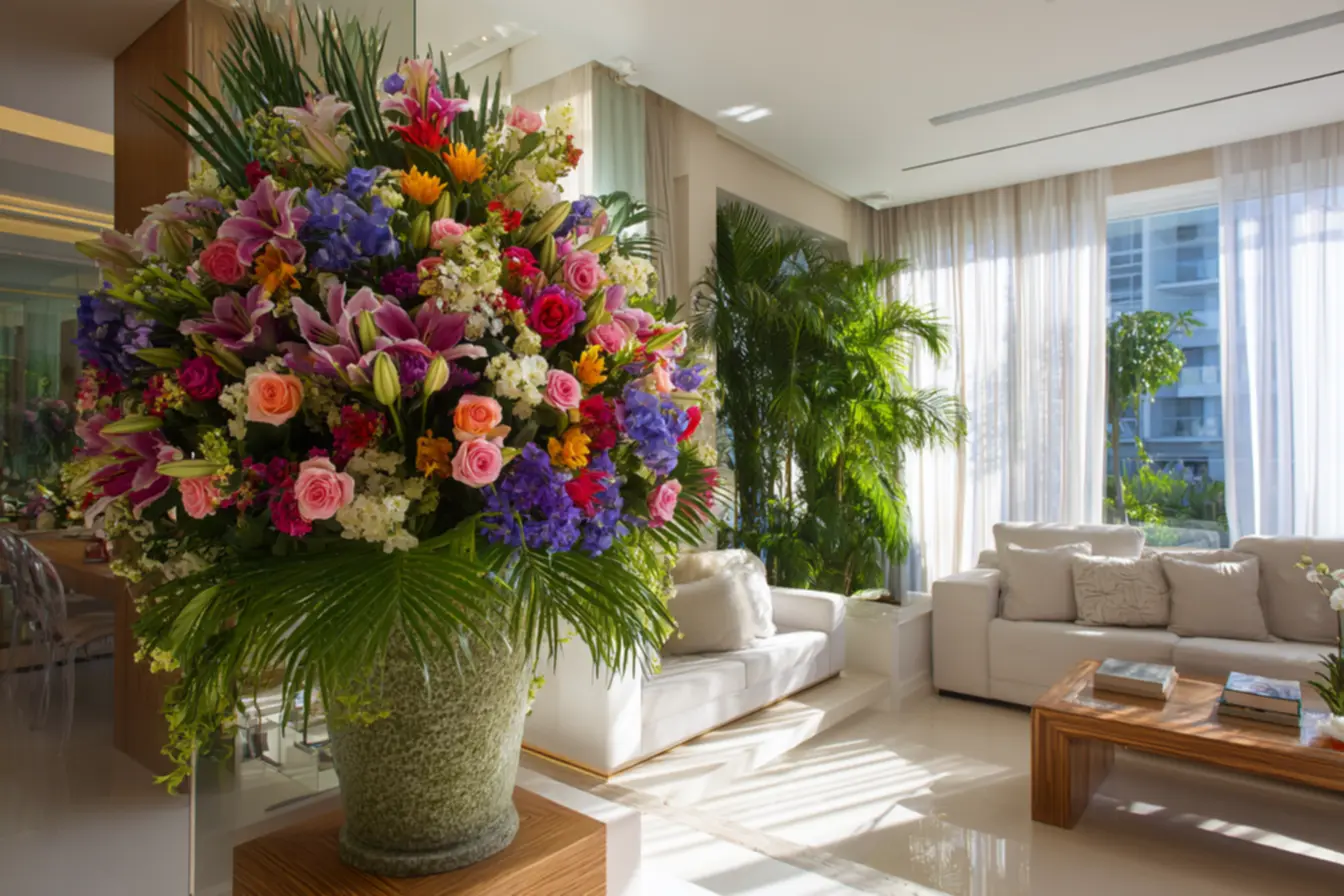 Arranjos florais rústicos para ambientes acolhedores