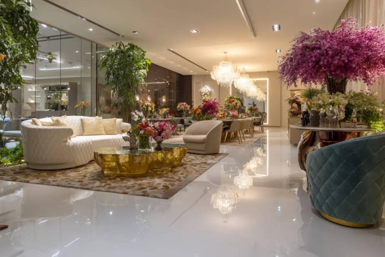 Aplicação de porcelanato líquido em ambientes residenciais