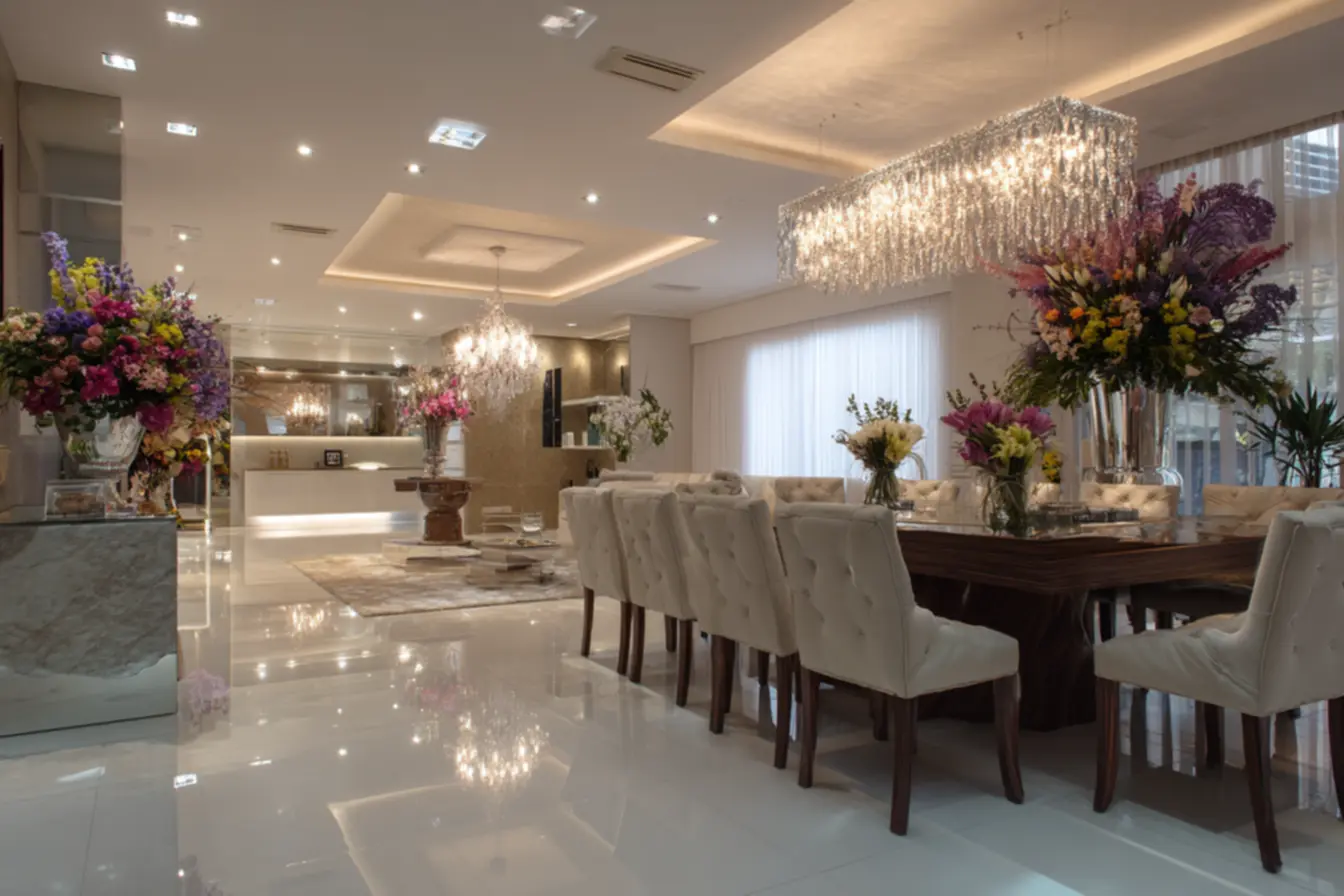 Profissional qualificado aplicando porcelanato líquido