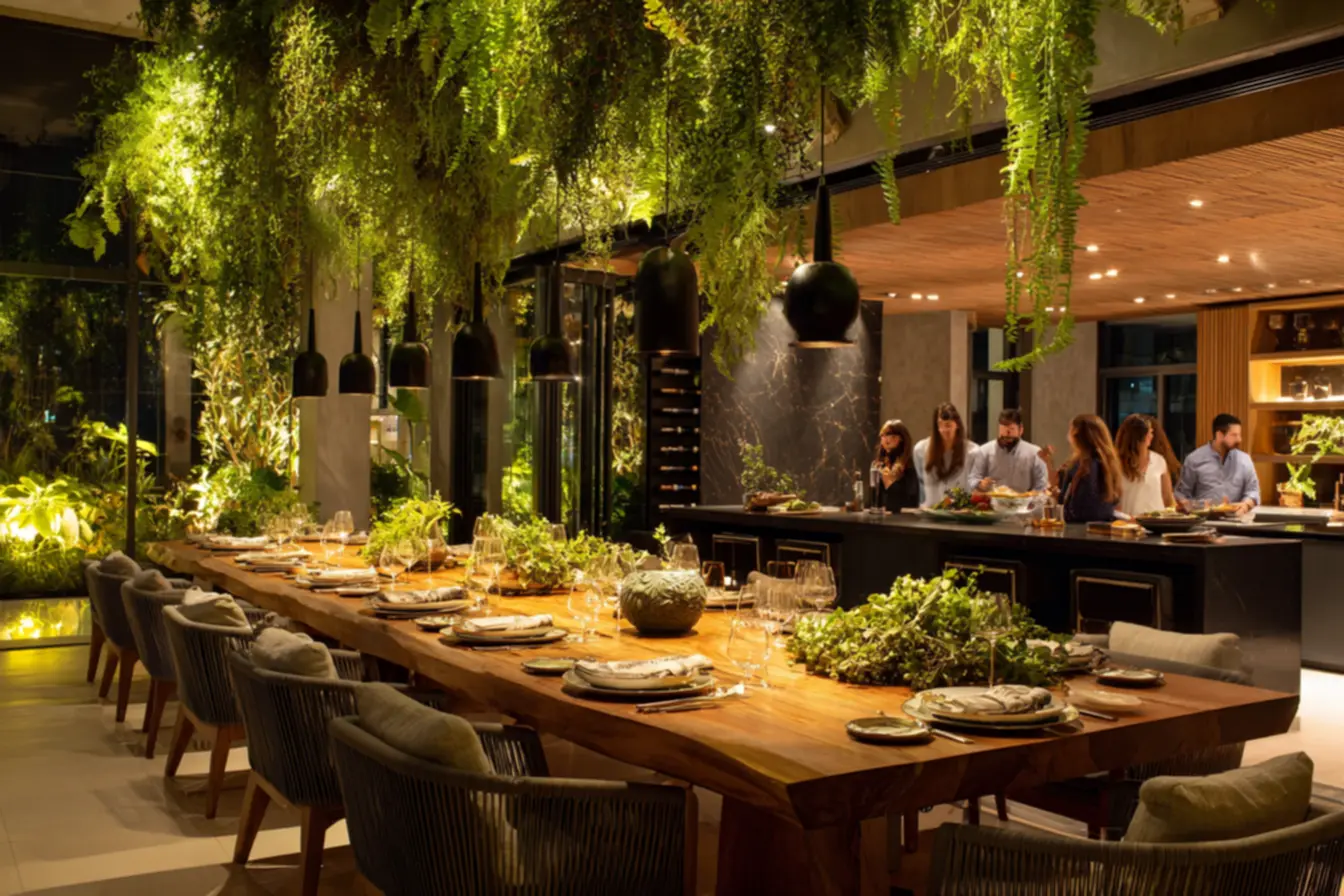 Design inovador para área gourmet moderna