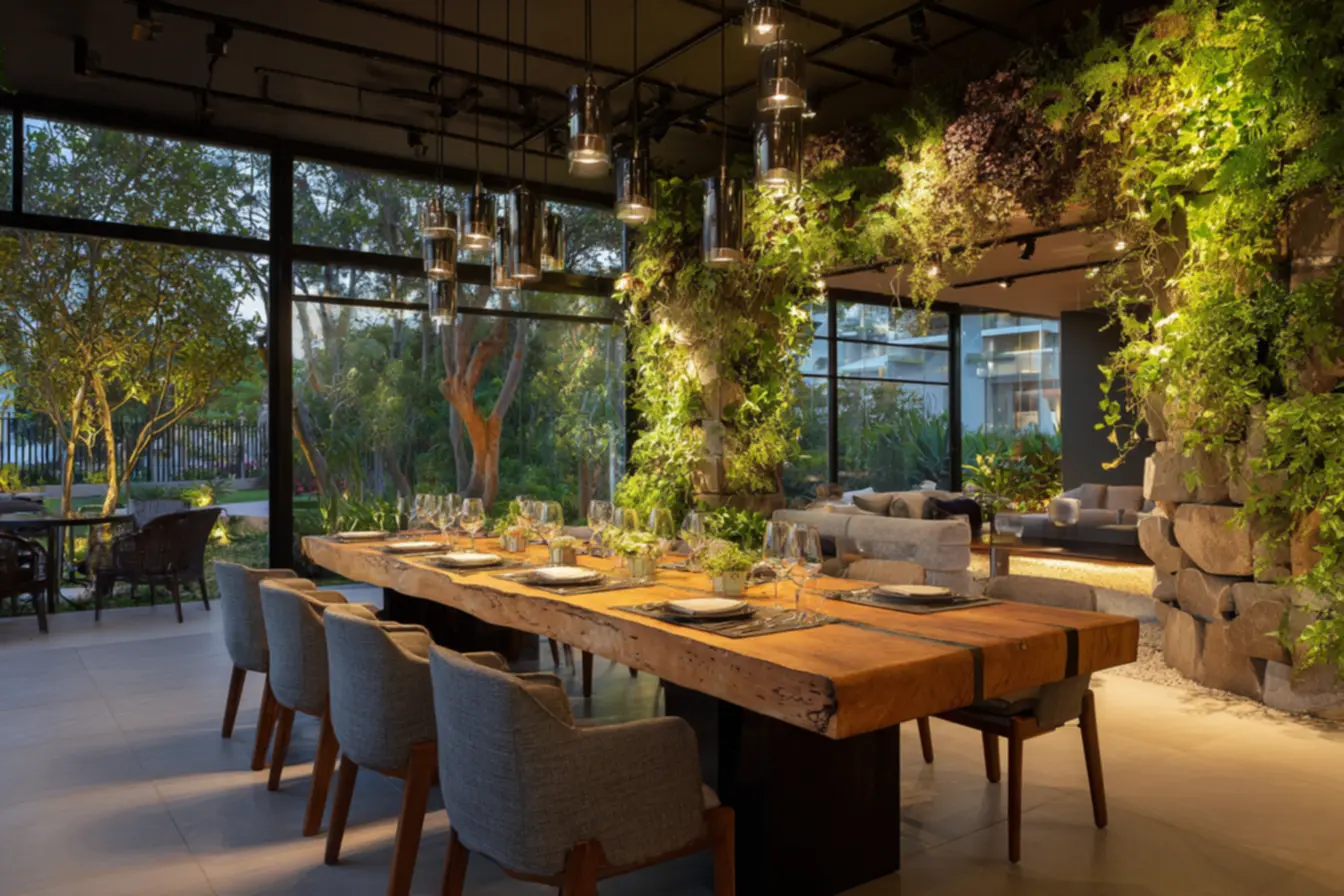 Integração de tecnologia e design na área gourmet