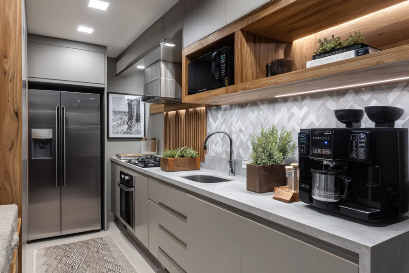 Adeus lixeira feia na cozinha: Lixeira suspensa para otimizar espaços pequenos