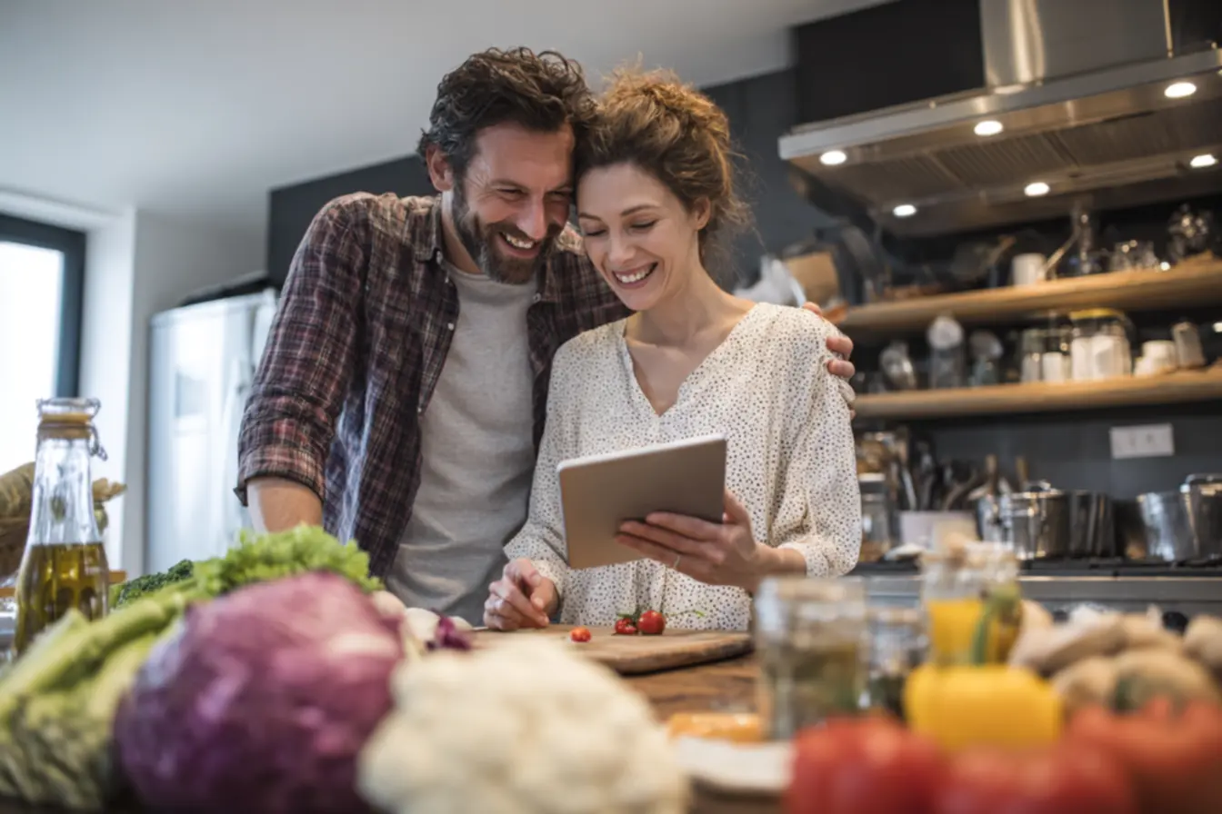 Pessoa analisando gastos em uma planilha, simbolizando o autoconhecimento financeiro e como evitar gastar dinheiro à toa em casa