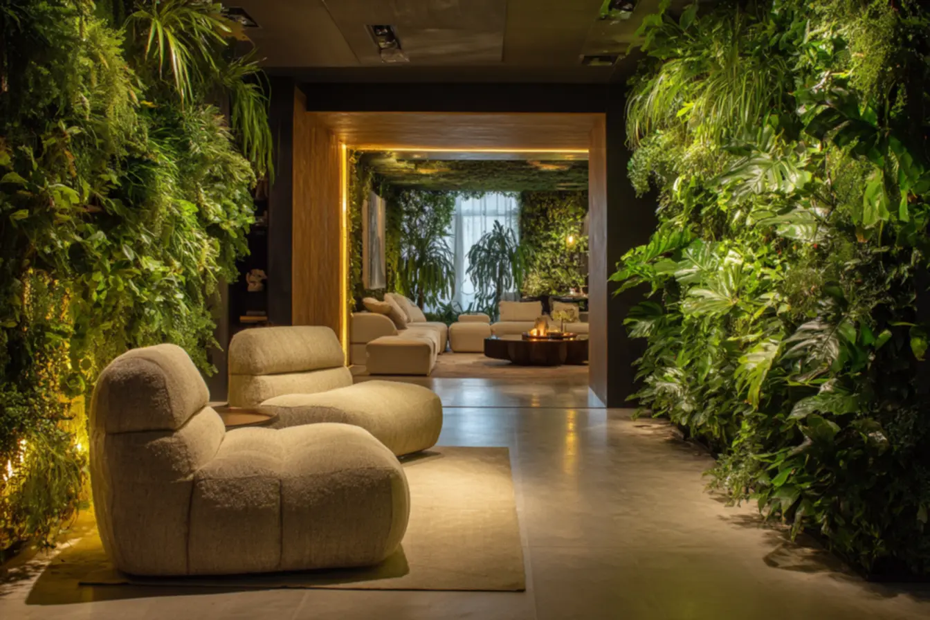 Casa com plantas e texturas naturais, criando um oásis verde e acolhedor, chega de copiar decoração de revista