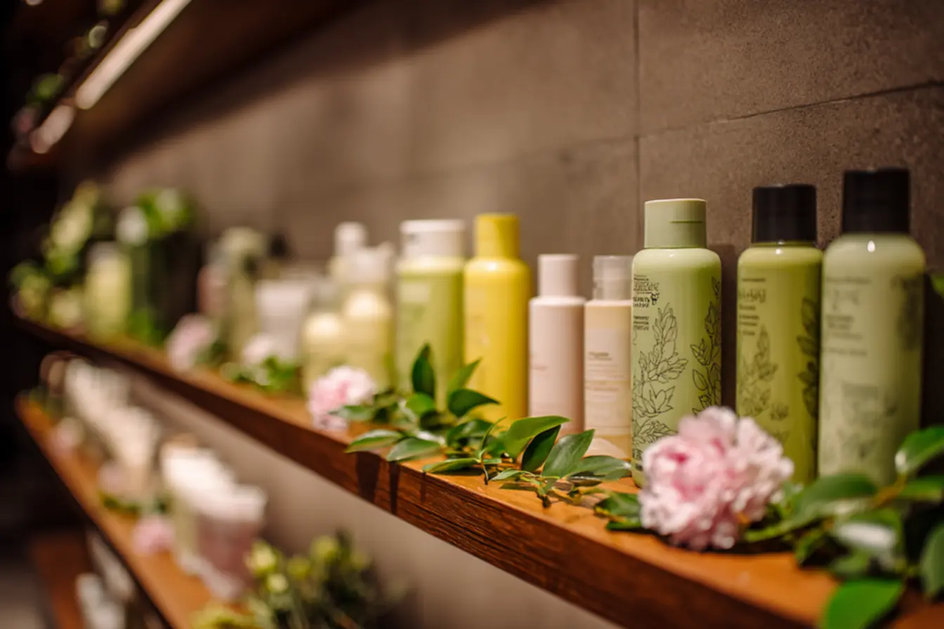 Mulher aplicando creme hidratante no rosto