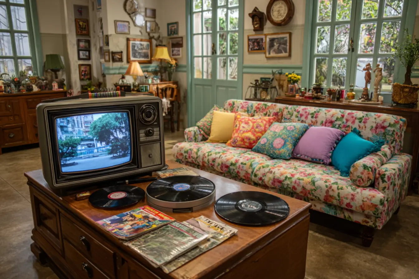 Casal romântico em cena de novela brasileira