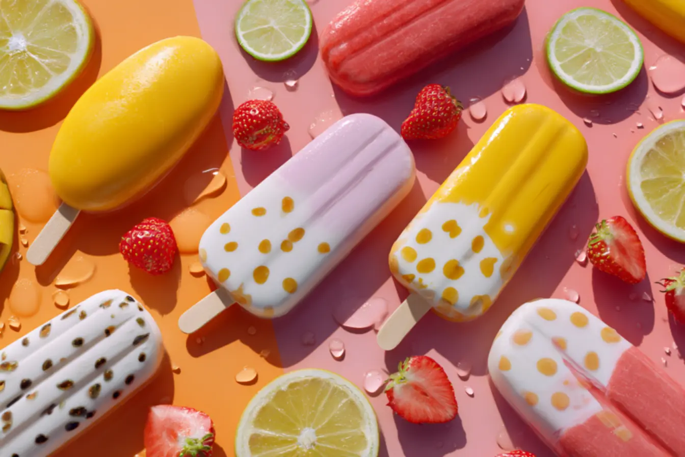 Picolés saudáveis como fonte de vitaminas, minerais e antioxidantes