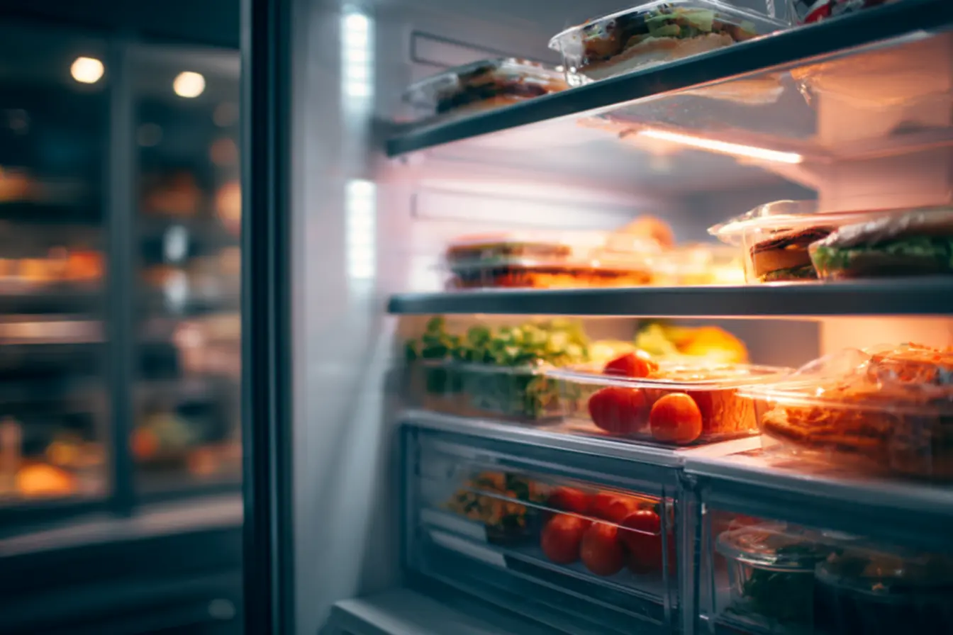 Geladeira organizada para melhor conservação dos alimentos