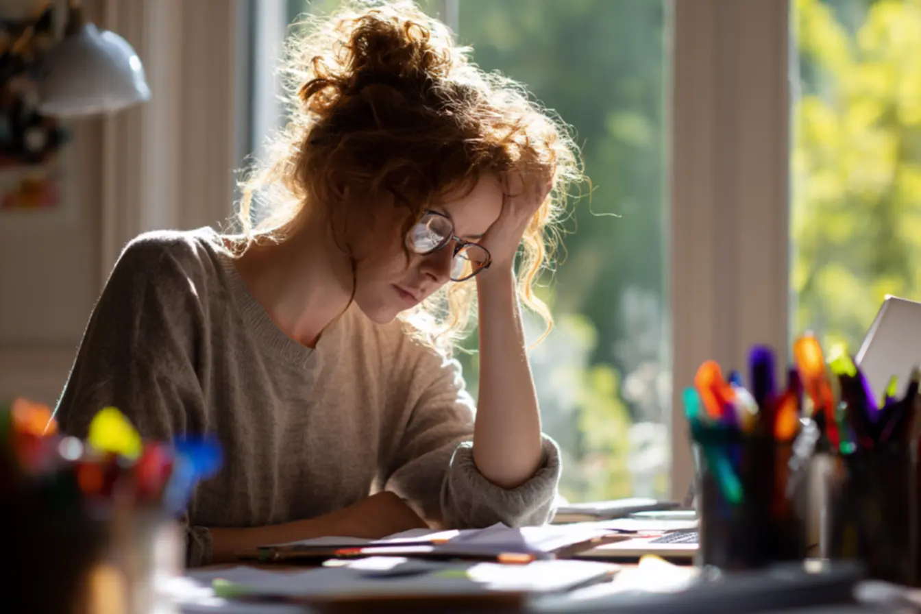 Diagrama mental de equilíbrio entre o silêncio e o estímulo para otimizar a concentração. Estratégias de foco e produtividade.