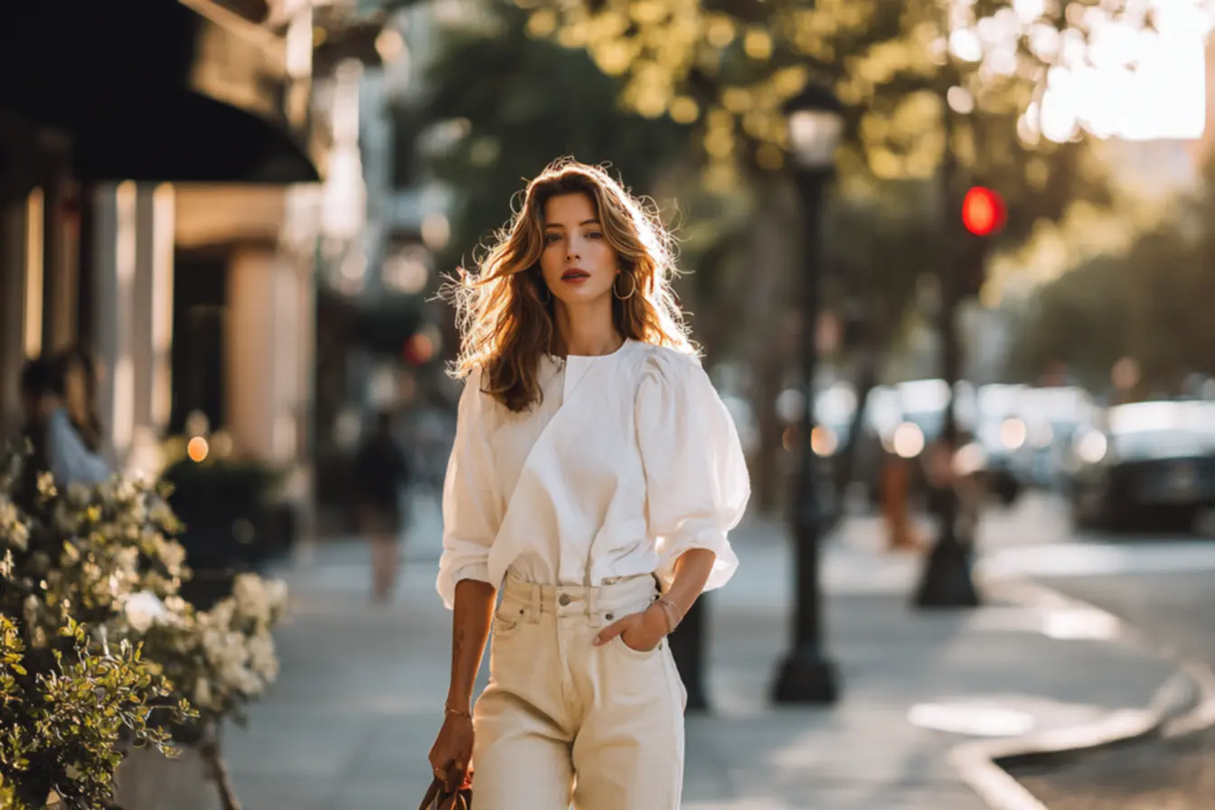 Equilíbrio de volumes em looks casuais femininos