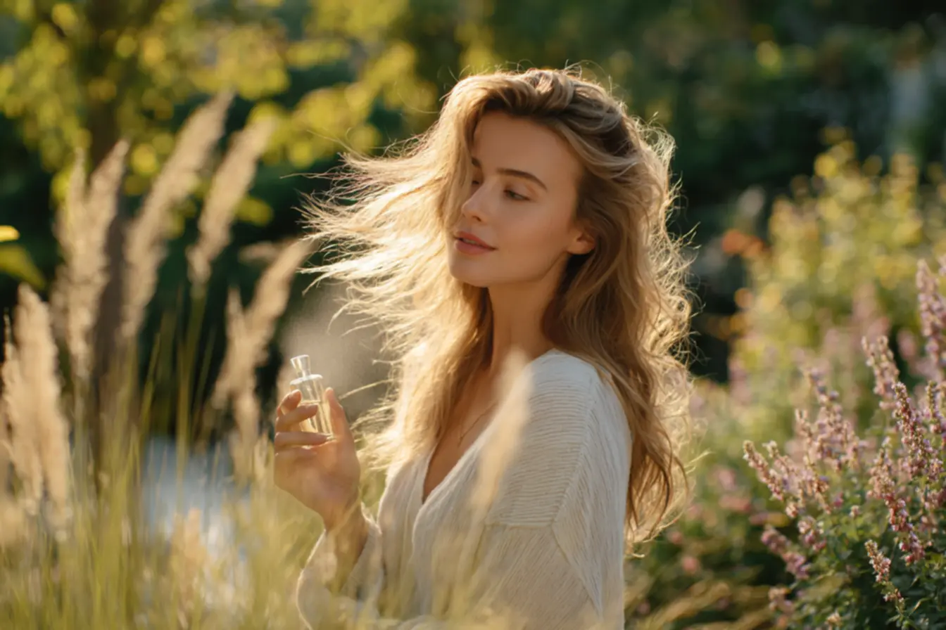 aplicacao correta de perfume capilar no comprimento e pontas do cabelo