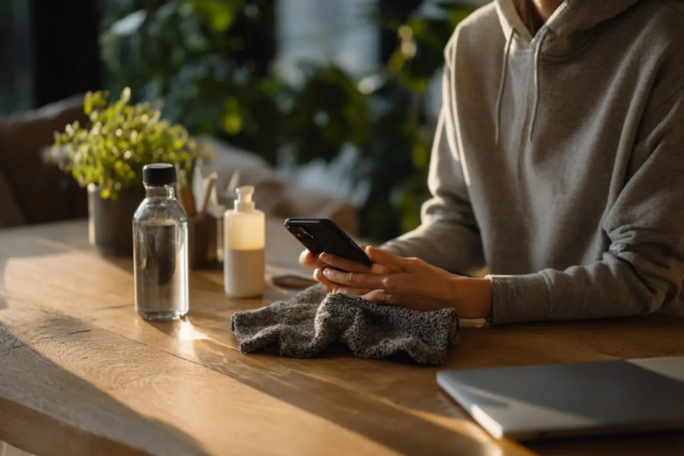 Higienização correta do smartphone com técnicas recomendadas por especialistas