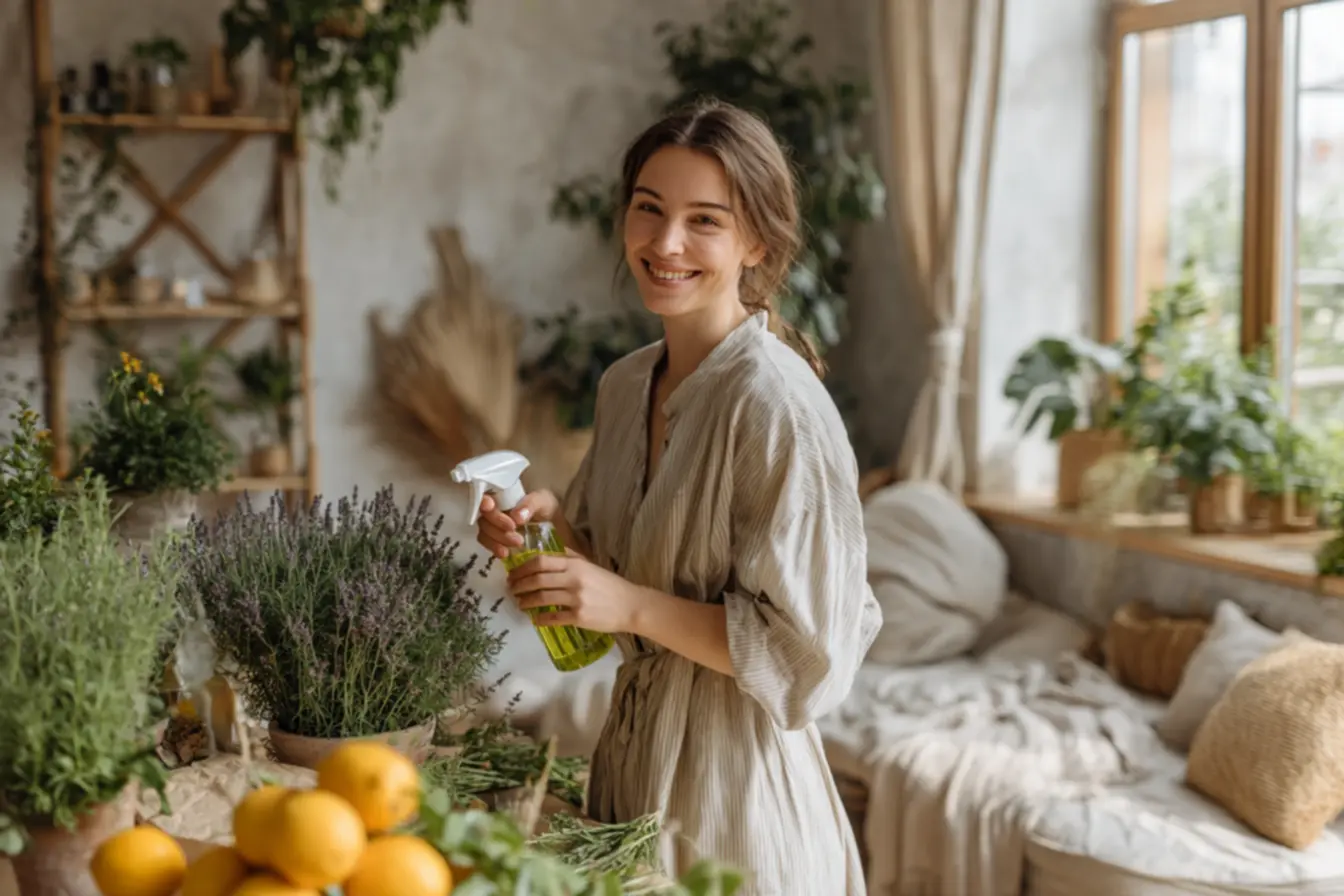 Ingredientes simples para preparar spray perfumado artesanal