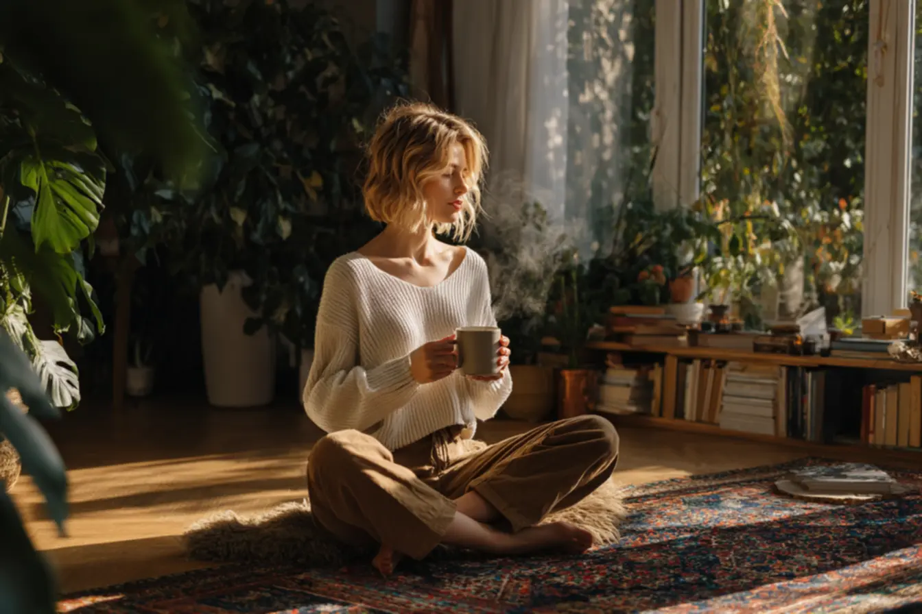 Rotina equilibrada com Ashwagandha para controlar o cortisol e melhorar o sono