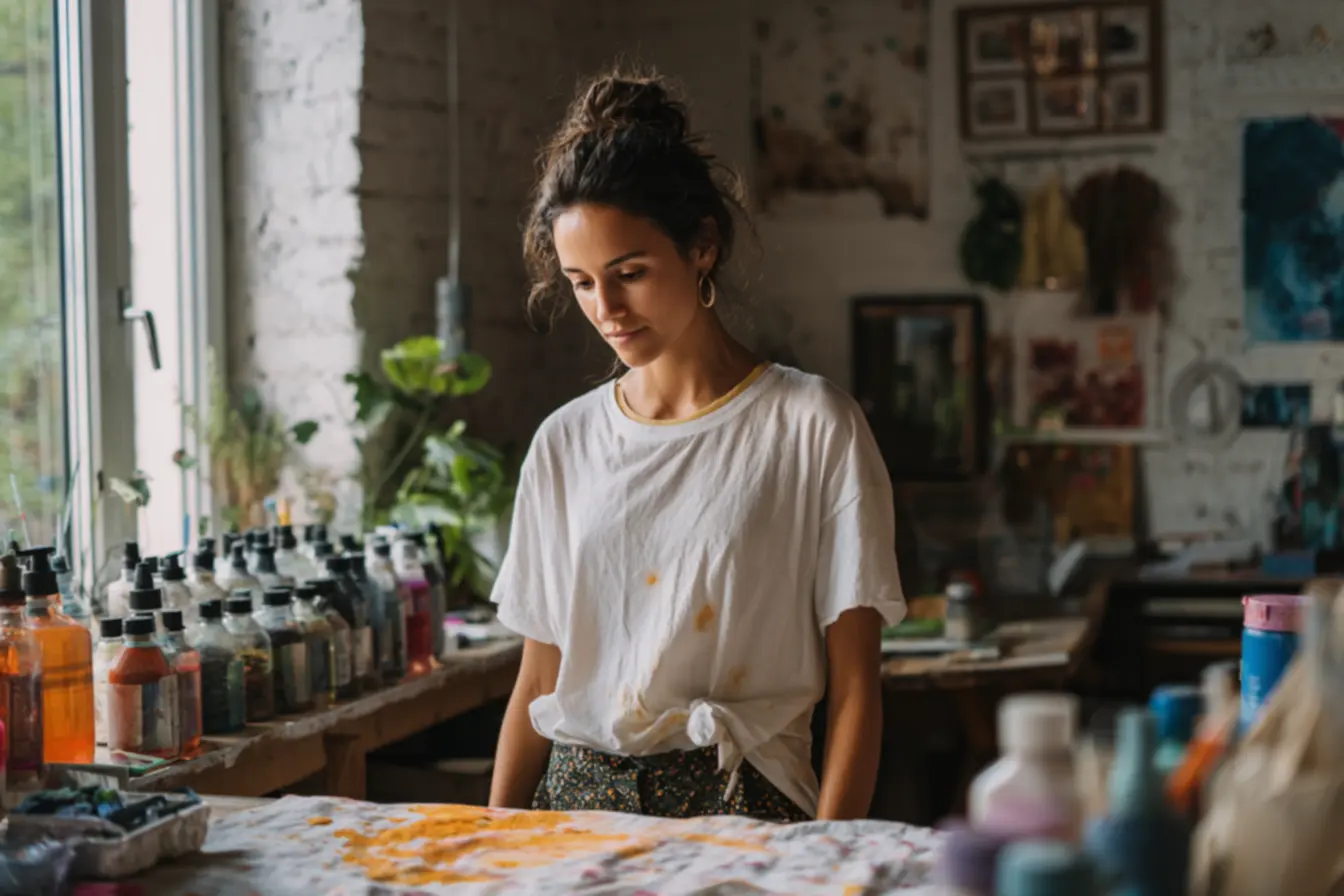 Aprenda a devolver a cor original a peças danificadas por água sanitária com este método eficaz