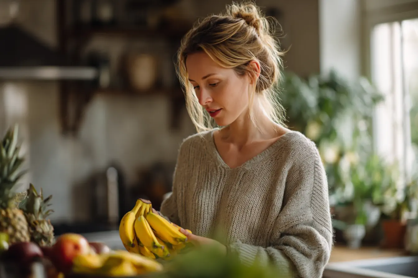 armazenar bananas na geladeira no ponto certo de maturação