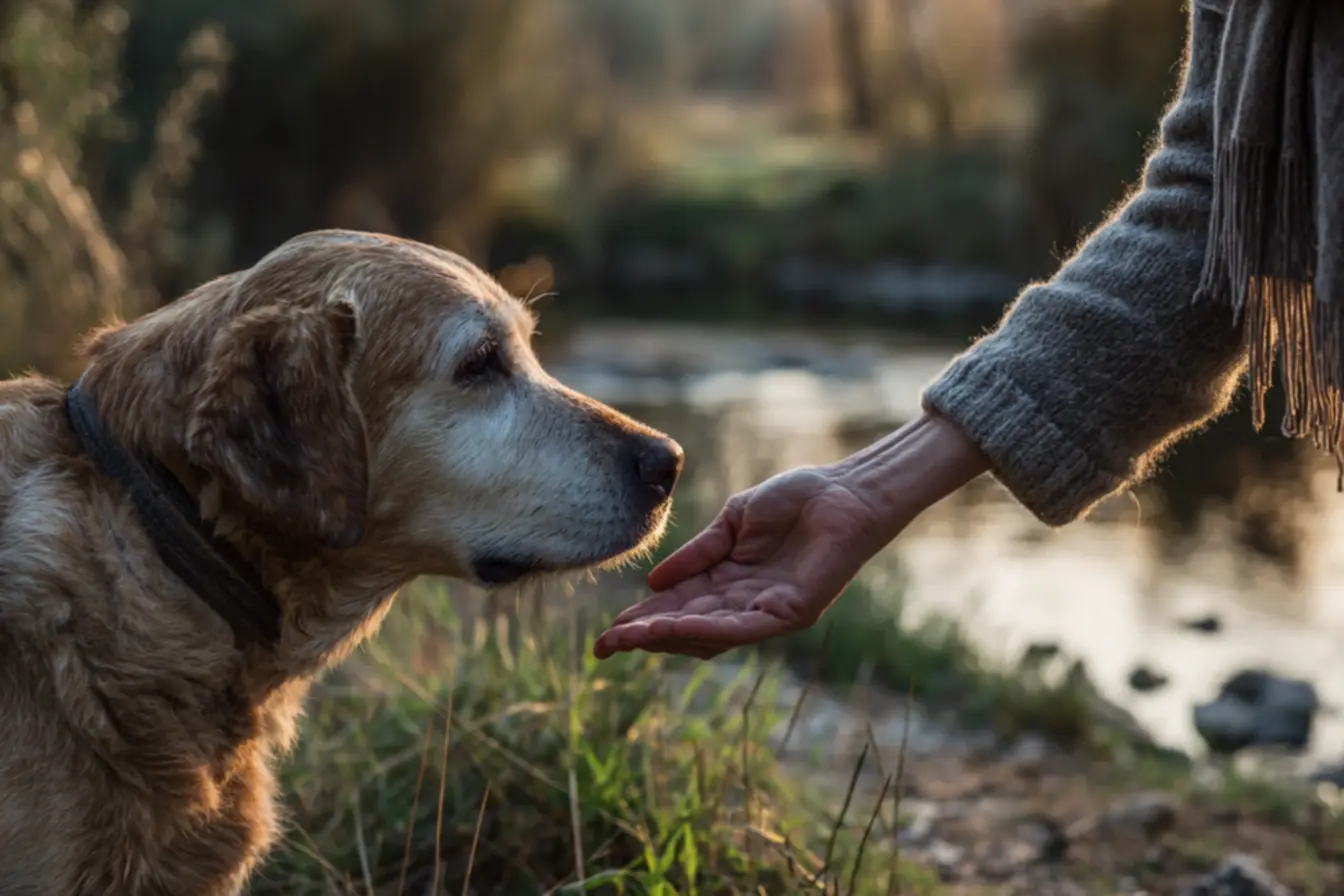 Como um gesto comum com cães pode inadvertidamente causar desconforto ao seu pet