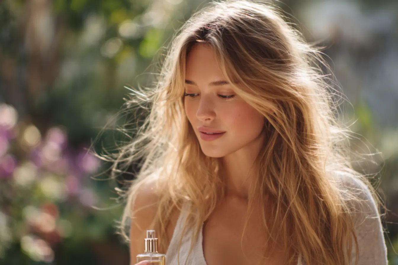dicas para aplicar perfume no cabelo de forma uniforme e duradoura