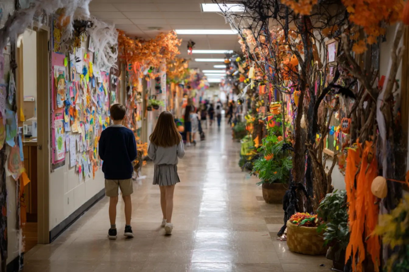 Decorações Criativas de Halloween para a Escola: Aprendendo Brincando com 50 Sugestões