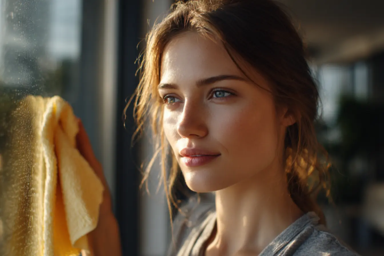 Tipos de panos ideais para limpar vidro sem fiapos e sem riscos