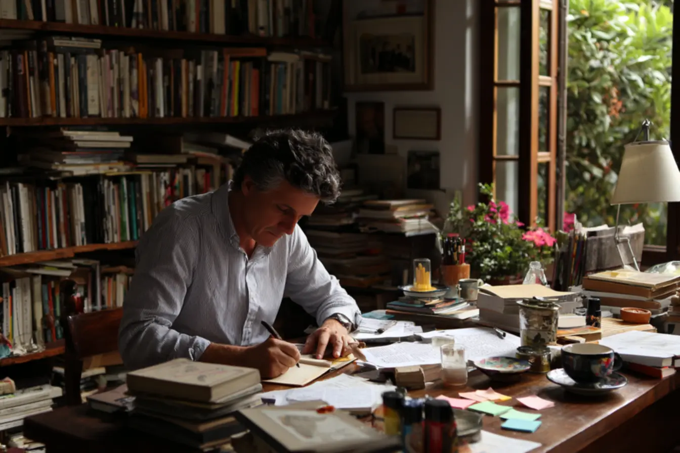 Criar rotina de escrita diária com bloco de tempo fixo e disciplina criativa