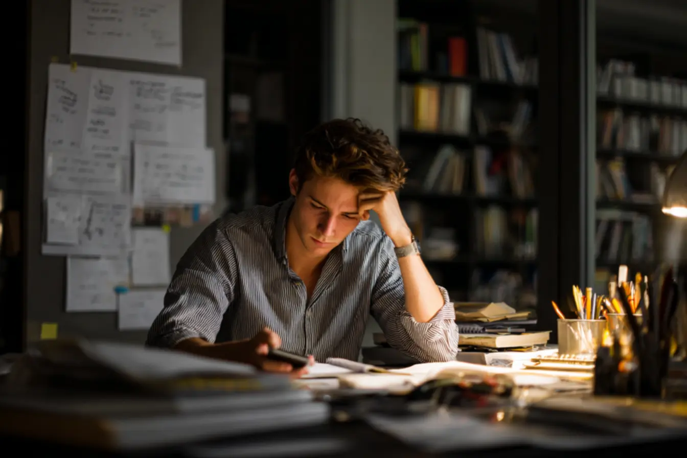 Gestão da atenção e produtividade: O cérebro humano em meio a distrações digitais, mostrando como a economia da atenção afeta o foco e a clareza mental. A atenção protegida é sua nova produtividade.