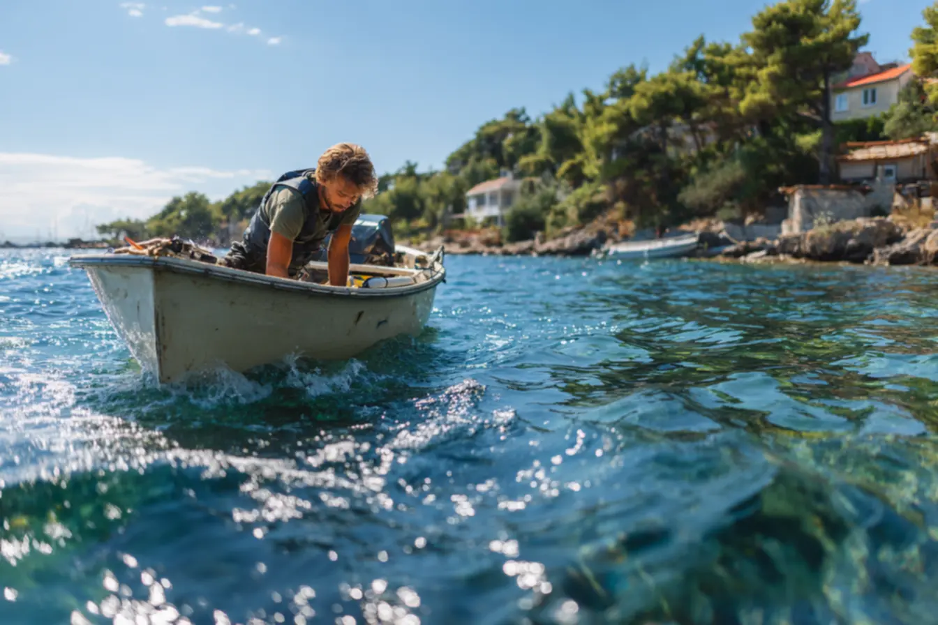 Drenagem eficiente e bomba de porão garantindo navegação segura em embarcação de pequeno porte