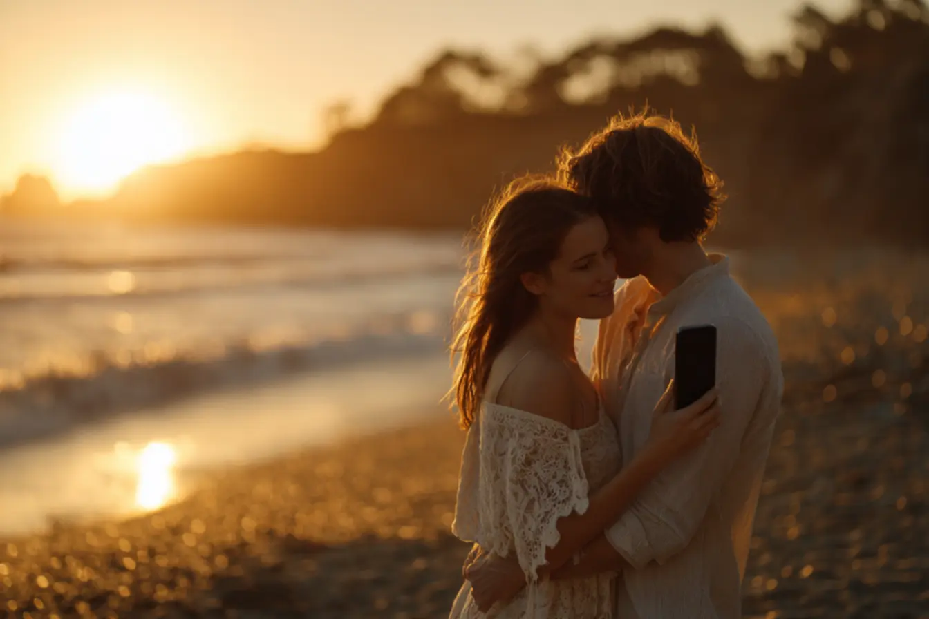 Frases perfeitas para fotos de casal romântico nas redes sociais