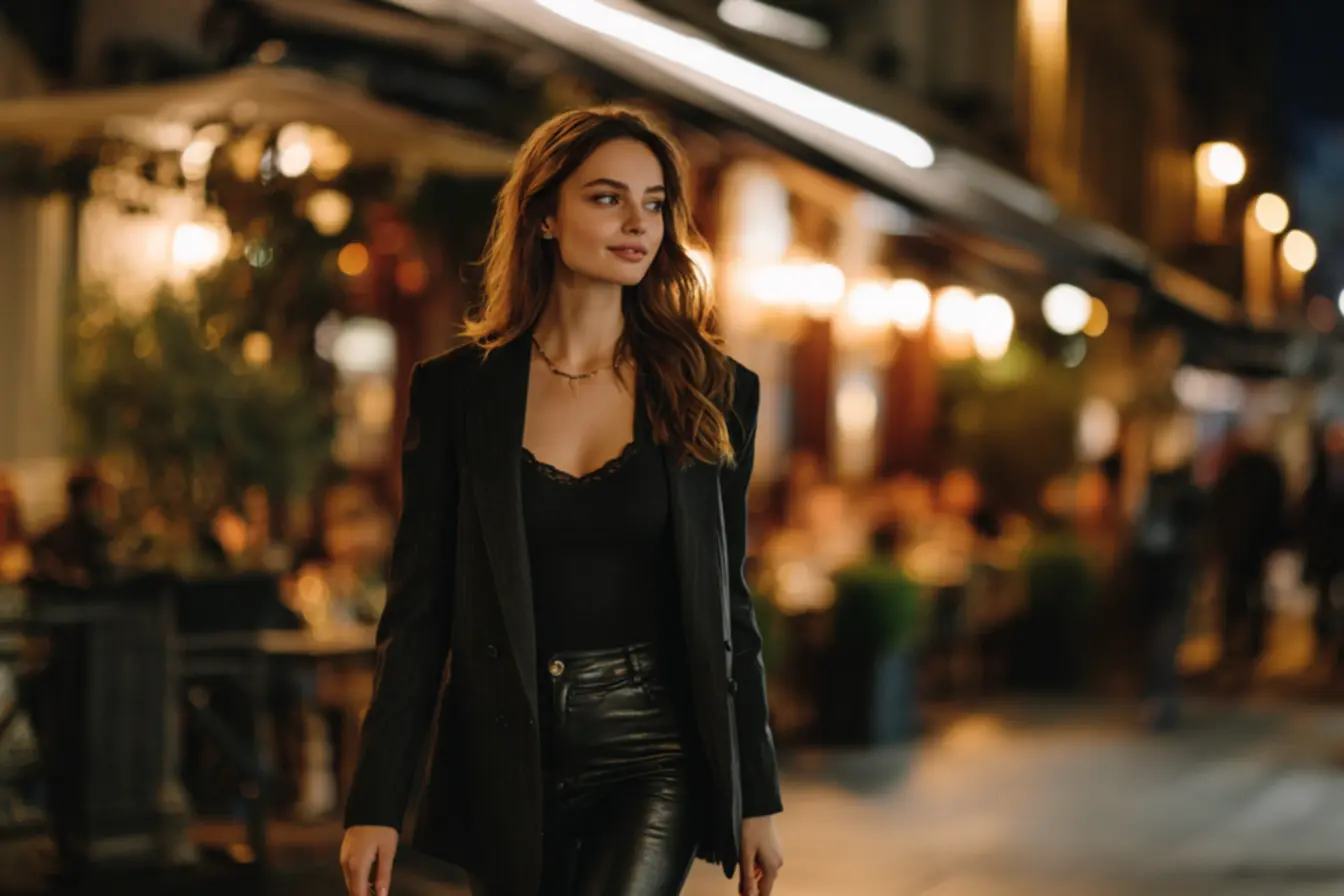 Looks Elegantes: 14 Combinações de Calça Legging para Noites Especiais