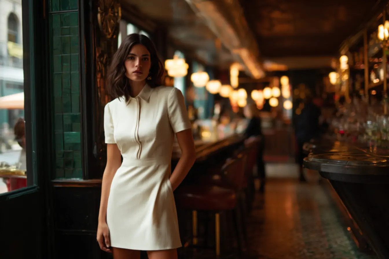 vestidos tubinho, trapézio e saia rodada como pecas chave de moda anos 60