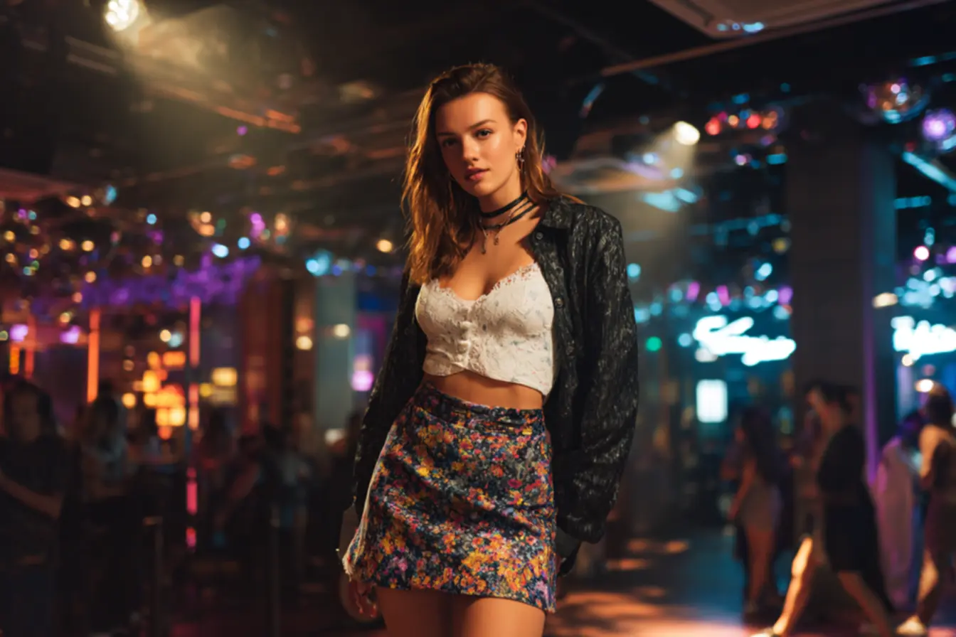 Acessórios de balada com brilho e bolsas pequenas para looks noturnos