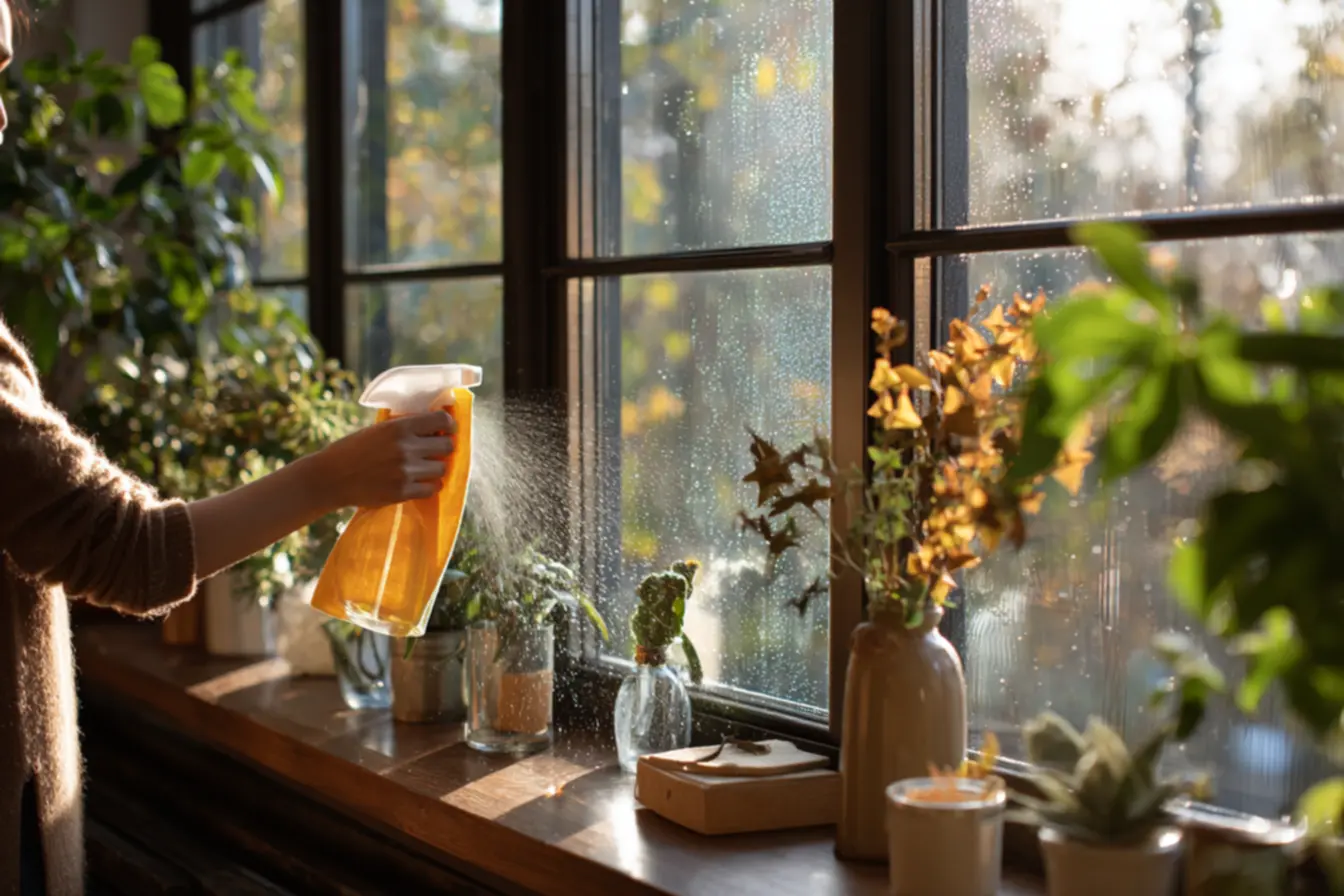 Mistura caseira para limpar janelas de vidro sem gastar muito