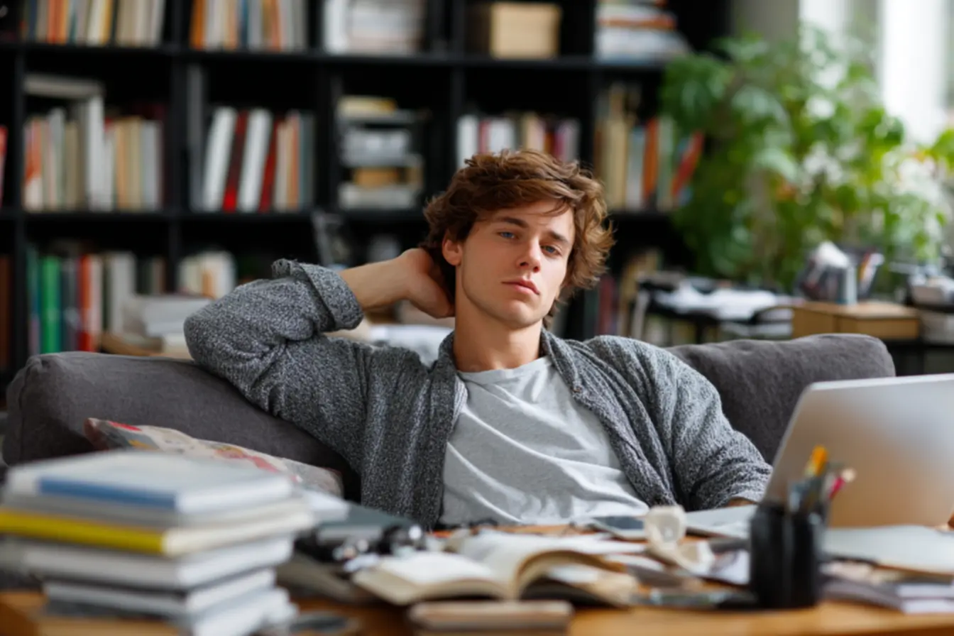 Ambiente de trabalho improvisado