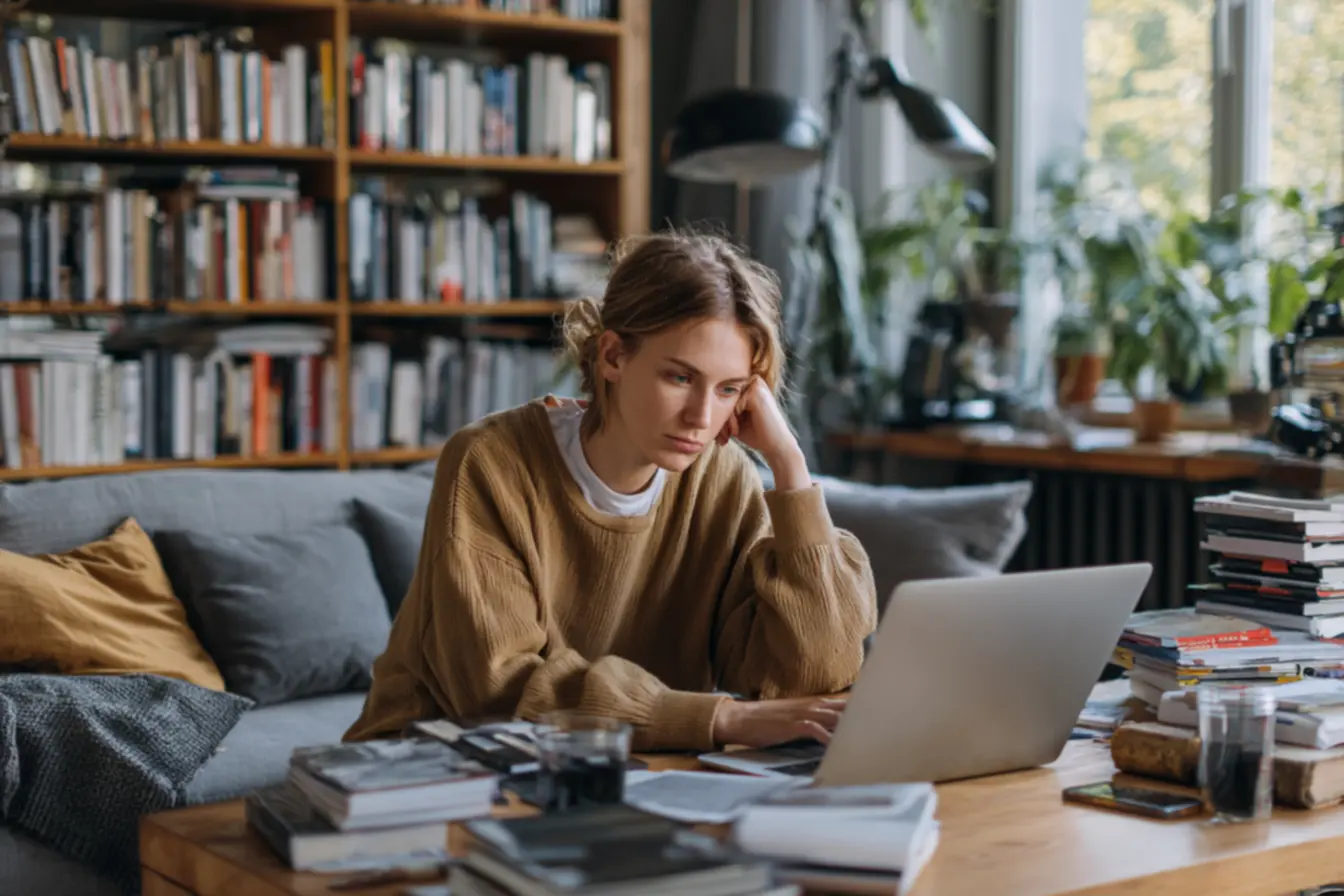Separações de espaço para trabalho e lazer