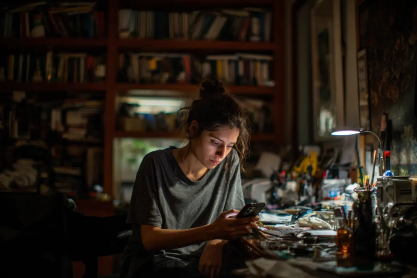 Mulher fazendo anotações sobre como reagir a imprevistos e fazer escolhas conscientes