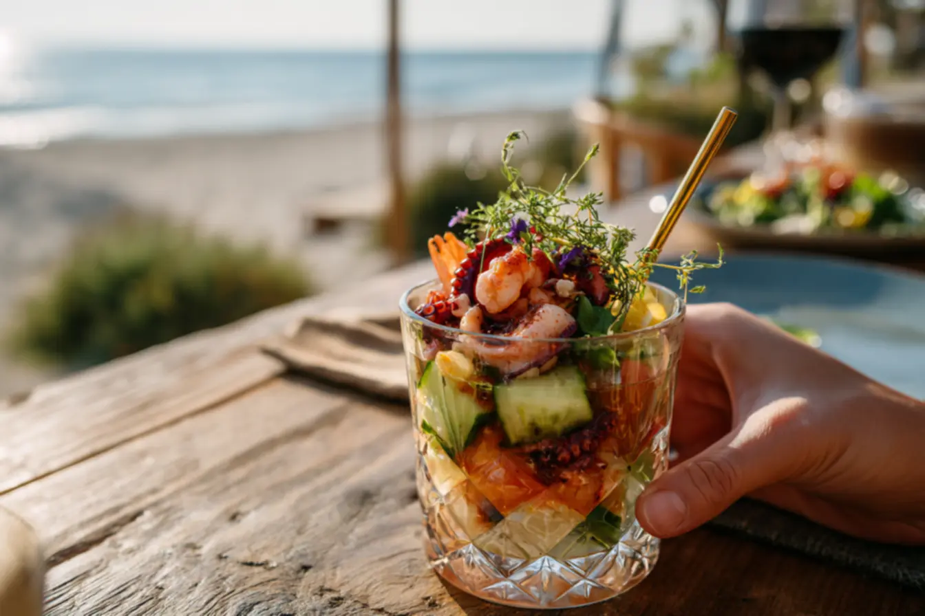 Receita prática para fazer um delicioso coquetel de frutos do mar em casa