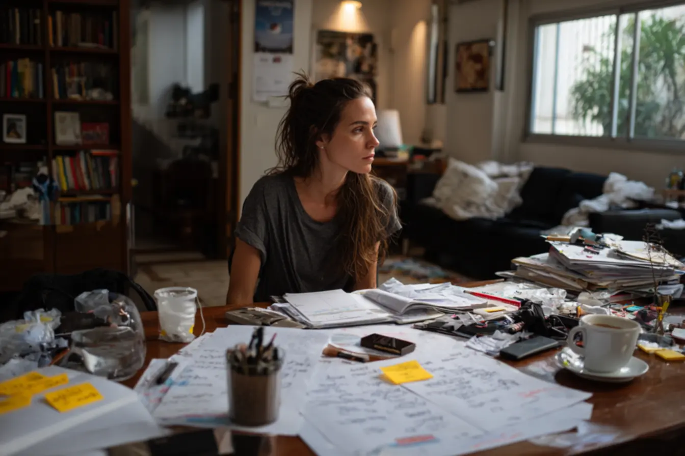 reset visual do espaço de trabalho para renovar sua motivação e clareza mental