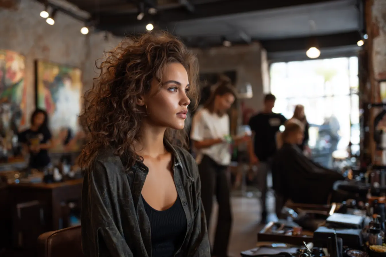 Tendências de cortes de cabelo no Pinterest com estilo, autenticidade e textura natural