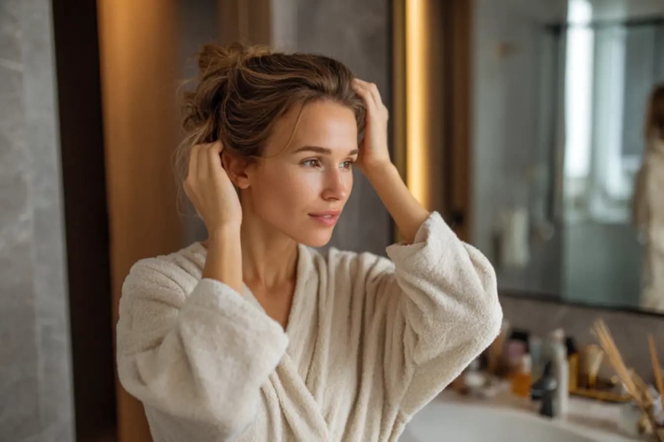 Transforme seu cabelo com maquiagem e elimine falhas e raízes visíveis!