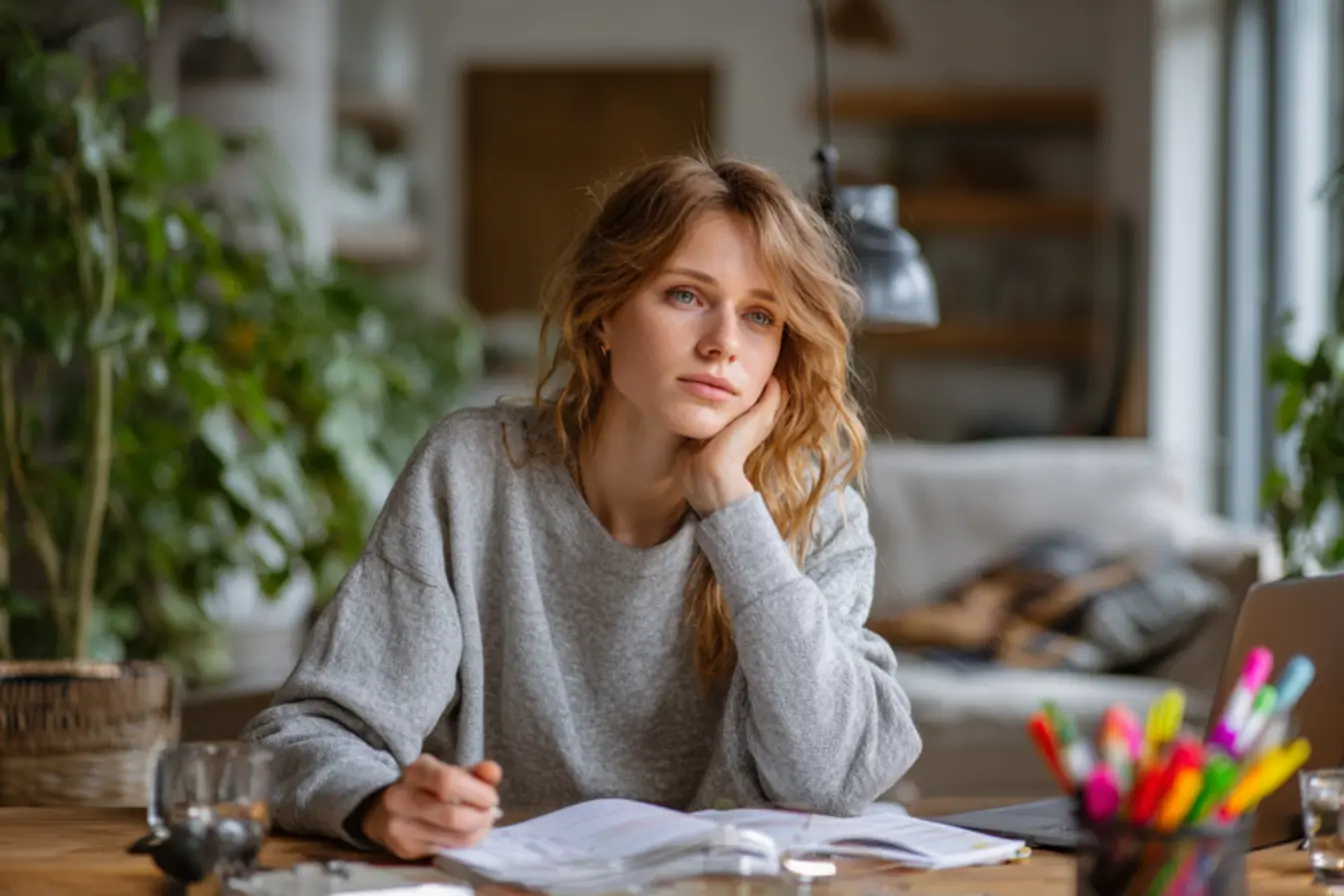 Homem meditando ou respirando fundo, representando um ritual de passagem neutra.
