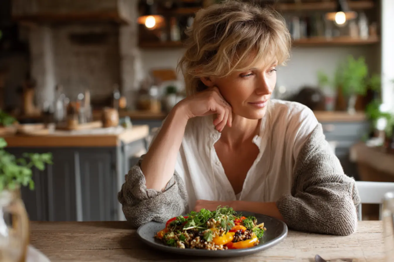 Envelhecimento da pele e perda de colágeno relacionados à alimentação após os 40