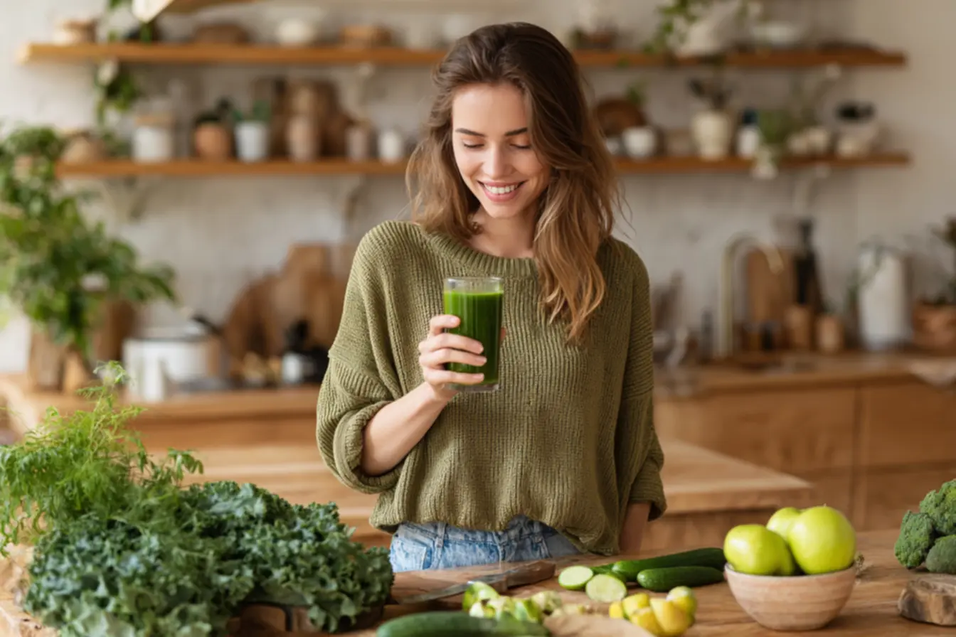 Benefícios do suco detox verde na rotina de emagrecimento