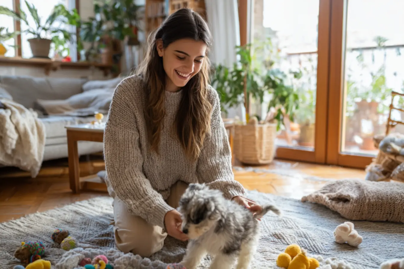 Família organizando rotina e regras para receber o primeiro cachorro em casa