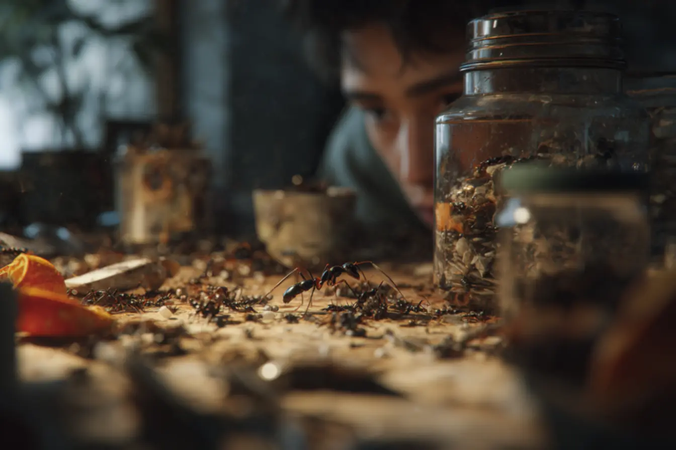 ingredientes de cozinha como arroz casca de laranja e açúcar para controle de formigas