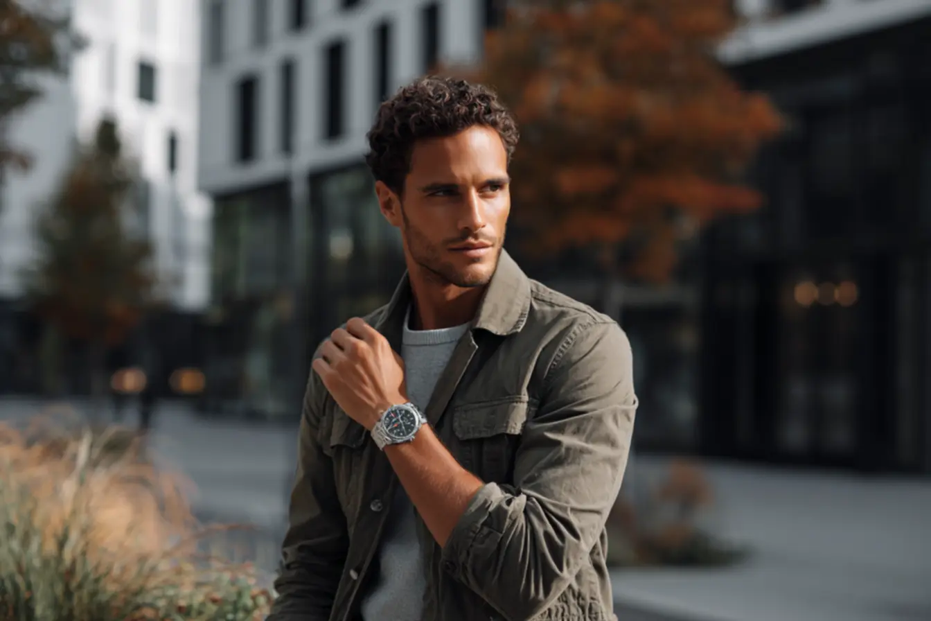 Comparação de estilos de relógio Tommy prata para trabalho e uso casual