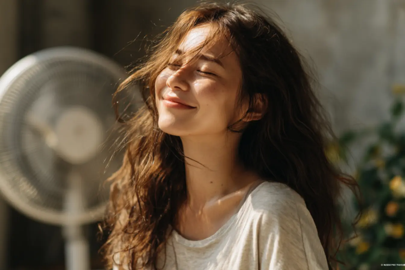 Funcionamento do ventilador e sua ação sobre o corpo humano para troca térmica