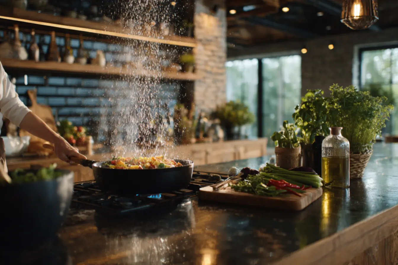 Organização do preparo de berinjela para jantares rápidos durante a semana